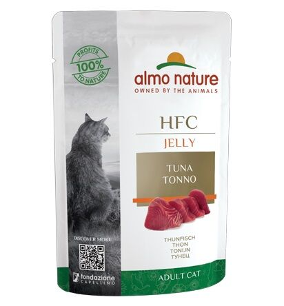 Almo Nature HFC Jelly 吞拿魚 上湯啫喱鮮包 55gx24