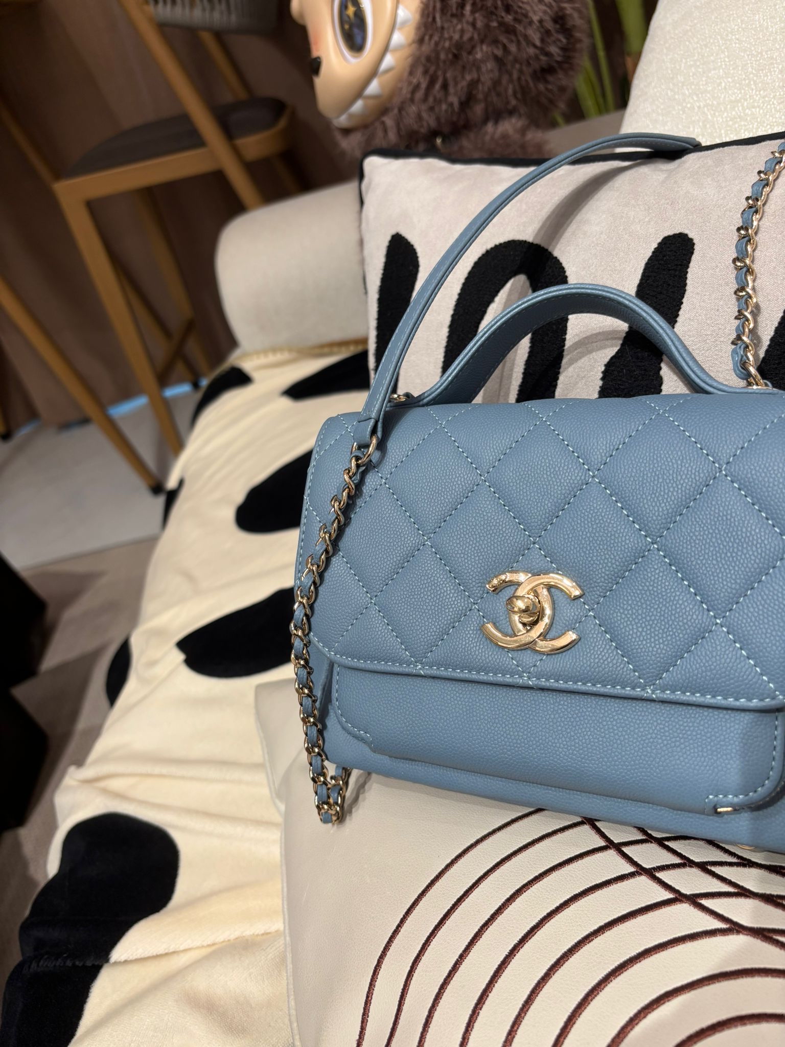 Chanel business affinity flap bag 魚子醬牛皮金扣 100%Authentic,98%new  ✅27card✅塵袋 ✅盒
