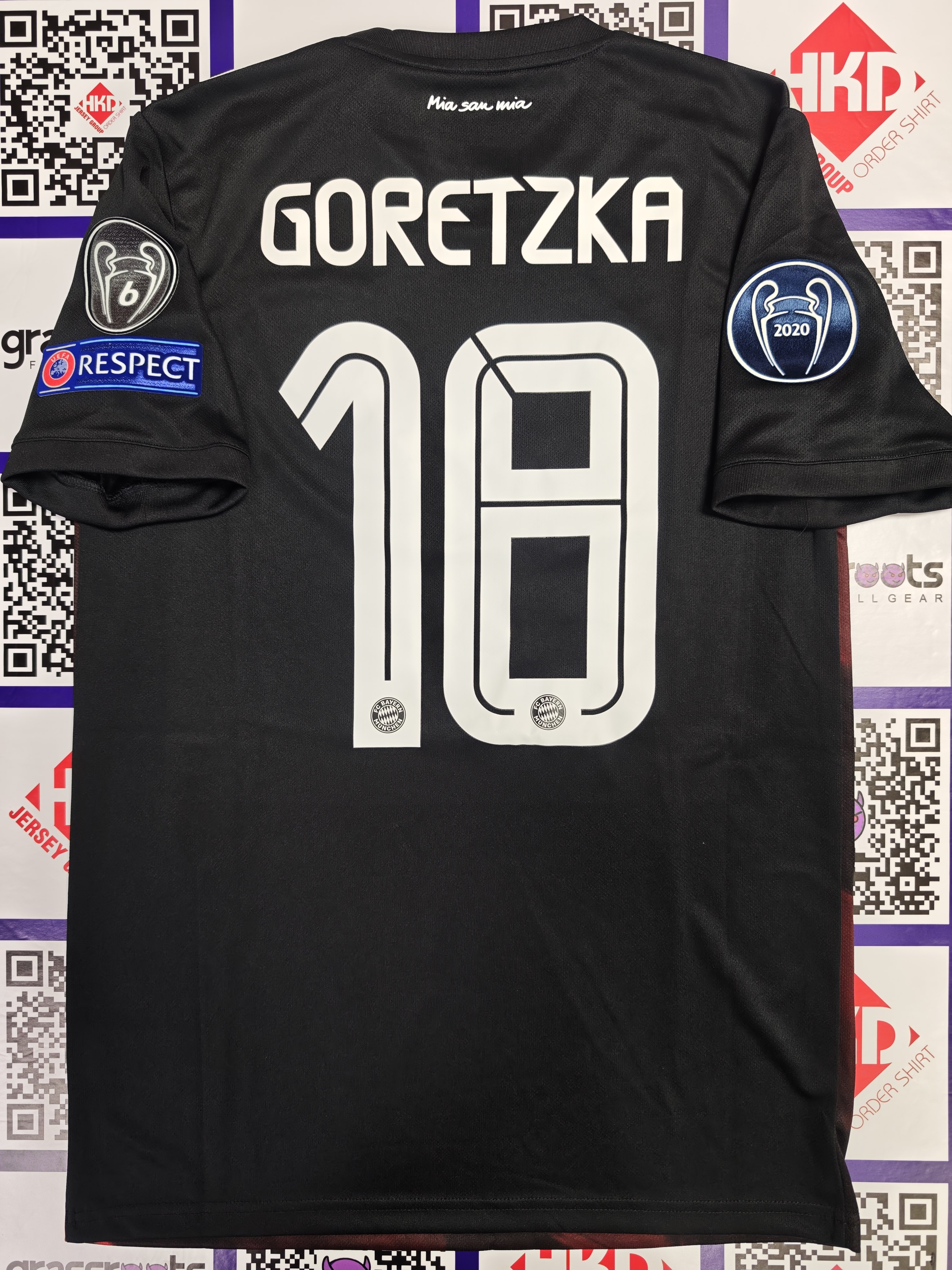 20/21 拜仁慕尼黑 2客 連原裝GORETZKA歐聯Fullset