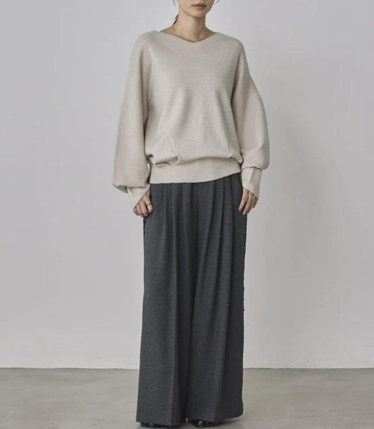 蕾絲寬褶褲 - 2026 流行穿搭  女士長褲 春夏時尚穿搭 柔軟舒適 成人休閒 日常穿搭 易於配搭 日本直送   #JP-I-260014