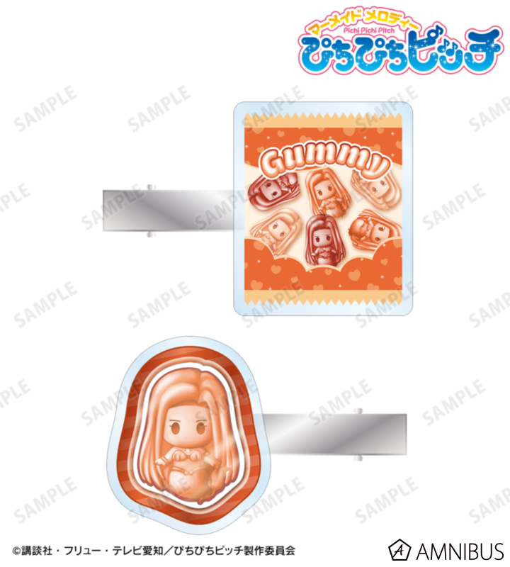 《Pre-Order》軟糖 petit-sserie Hair Clip Set｜唱K小魚仙 Pichi Pichi Pitch AMNIBUS 商品 (26PP33-P)