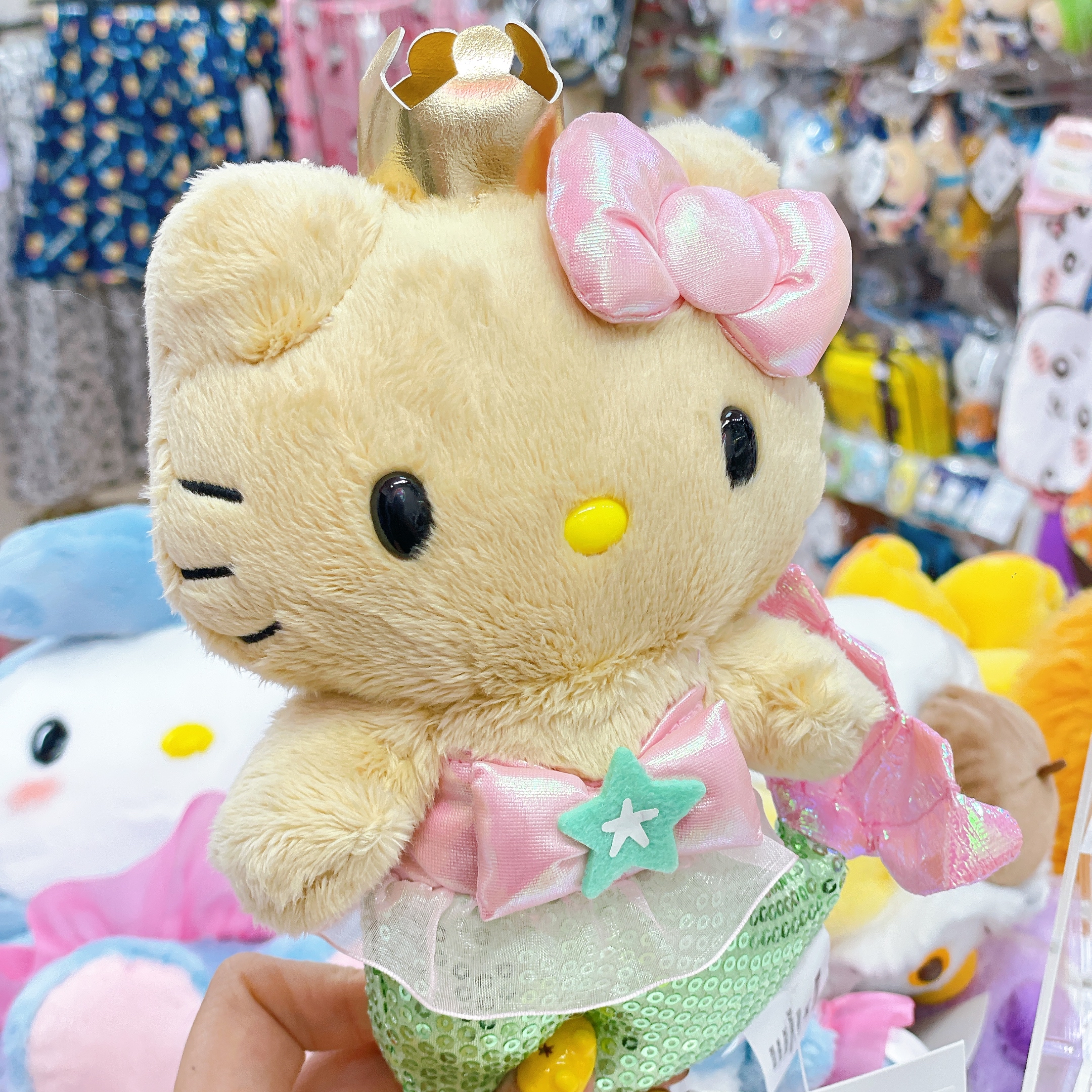 原裝行貨Sanrio夏天美人魚系列Kitty布甸狗公仔/掛飾