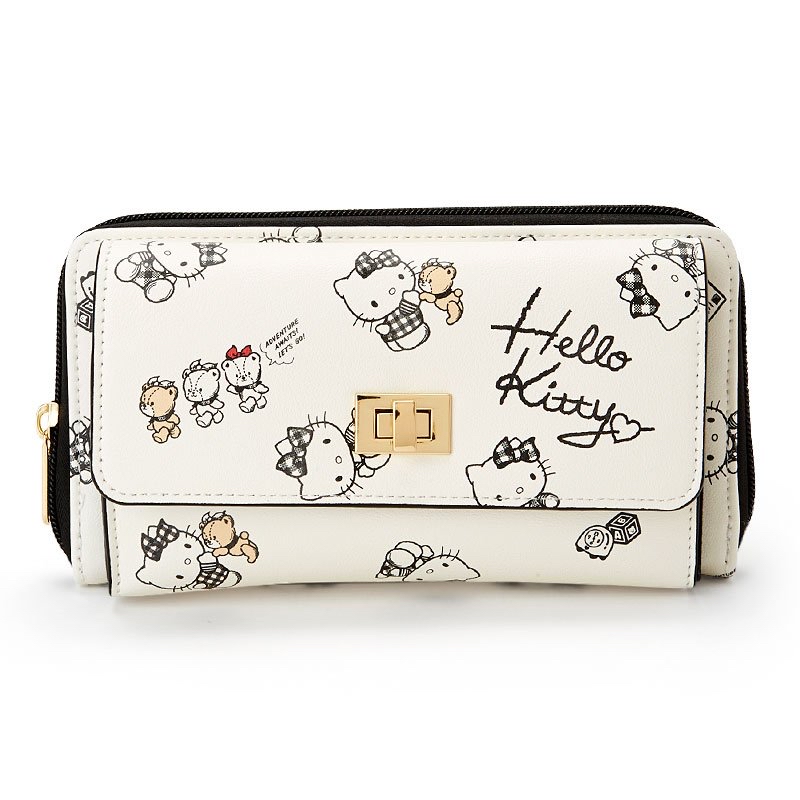 🎌日本直送🎌 Hello Kitty 多格數側孭長銀包