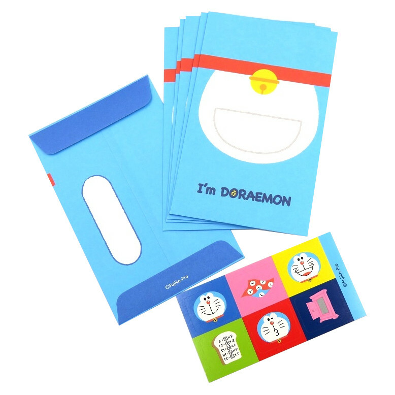 [現貨] [日本直送] 多啦A夢 利是封6枚入 {TF011218}