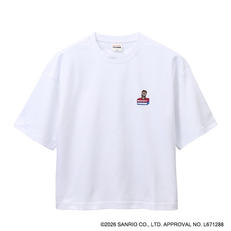 🎀【預訂】CONVERSE × Kitty Back Print  White T-shirt 
