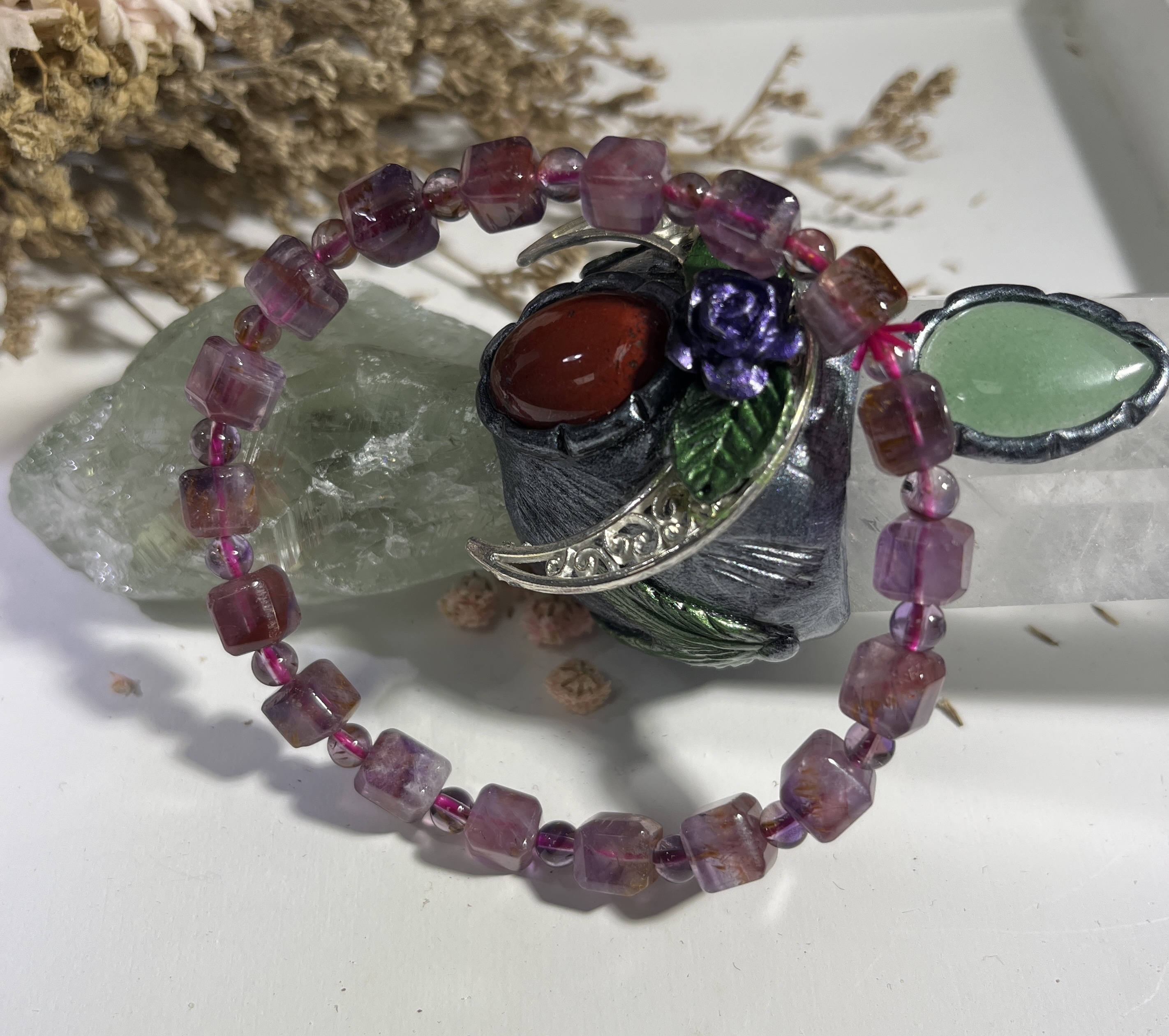 透體紫紅極光方糖 6m+