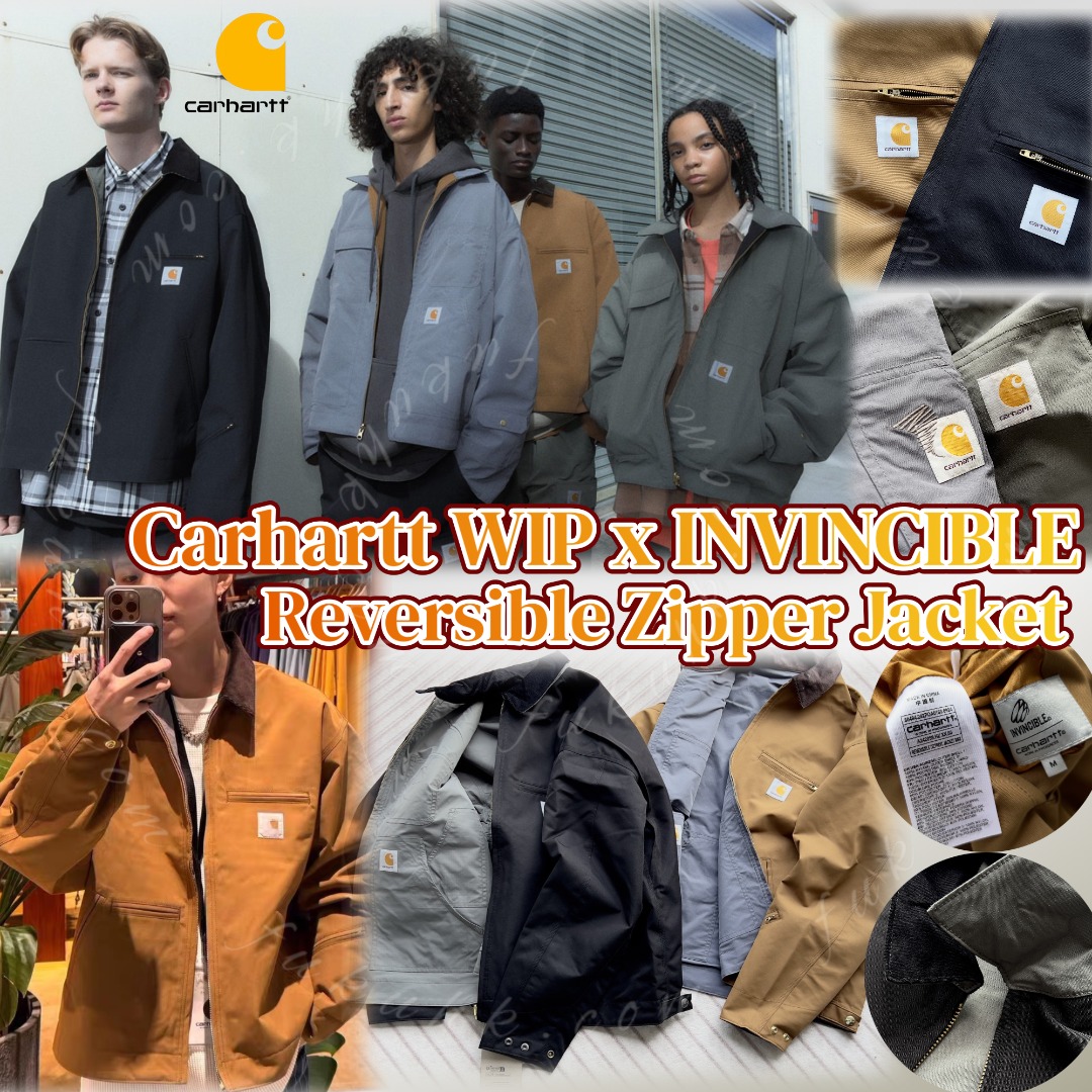 Carhartt WIP x INVINCIBLE Reversible Zipper Jacket 雙面穿拉鍊外套