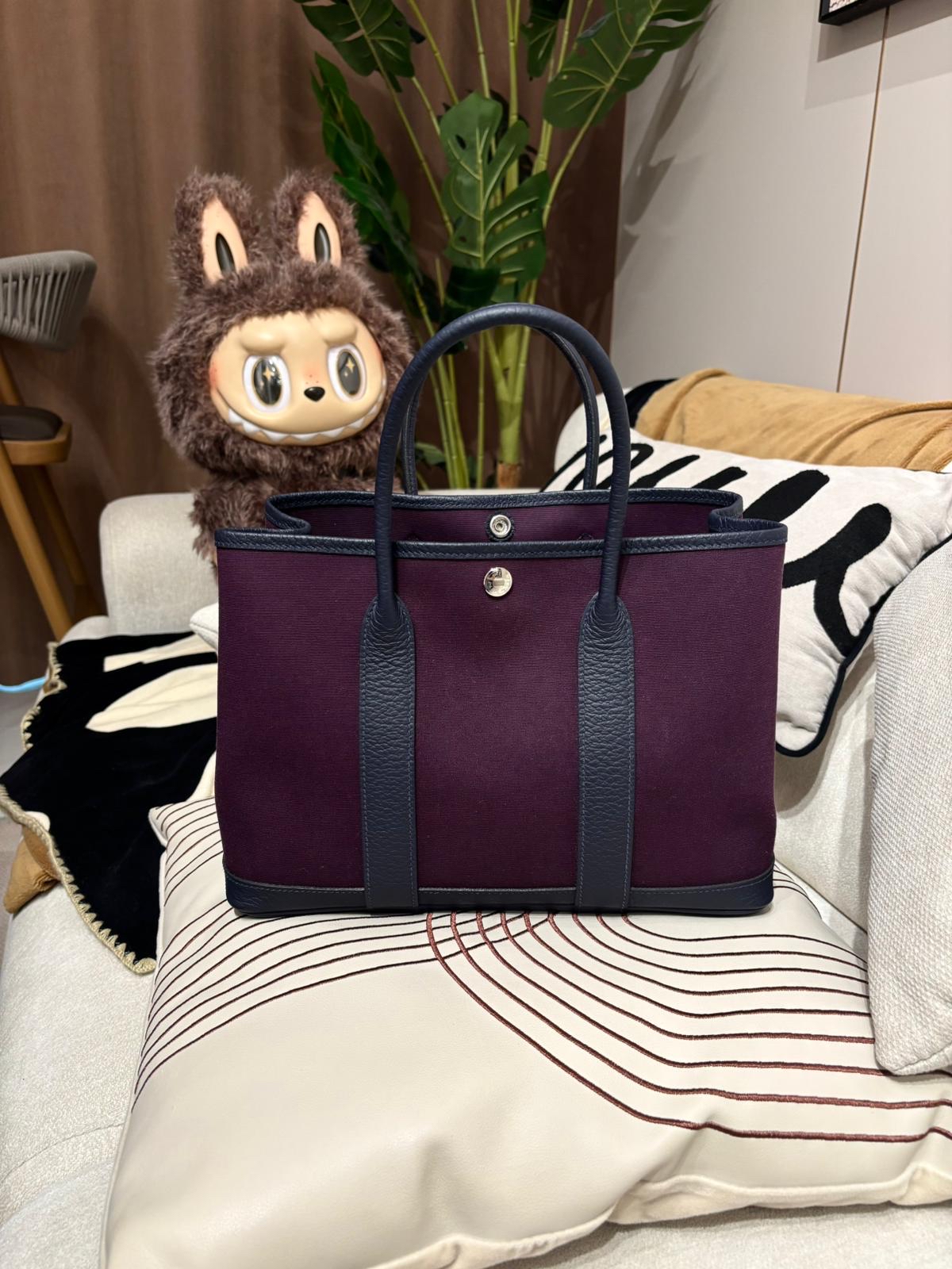 Hermes Garden Party 30 Stamp Y 100%Authentic, 98%New ✅Dust bag