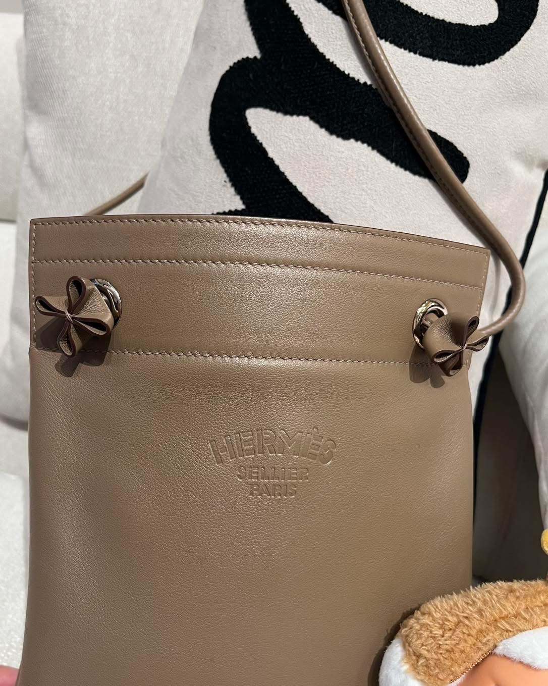HERMES ALINE 18 STAMP C ETOUPE 100%Authentic 99%new ✅dust bag