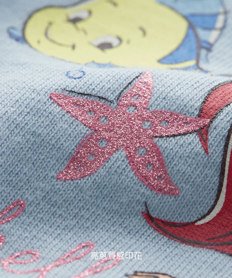 🌸預訂 台灣直送🌸迪士尼公主系列三色網紗印花純棉長袖T恤