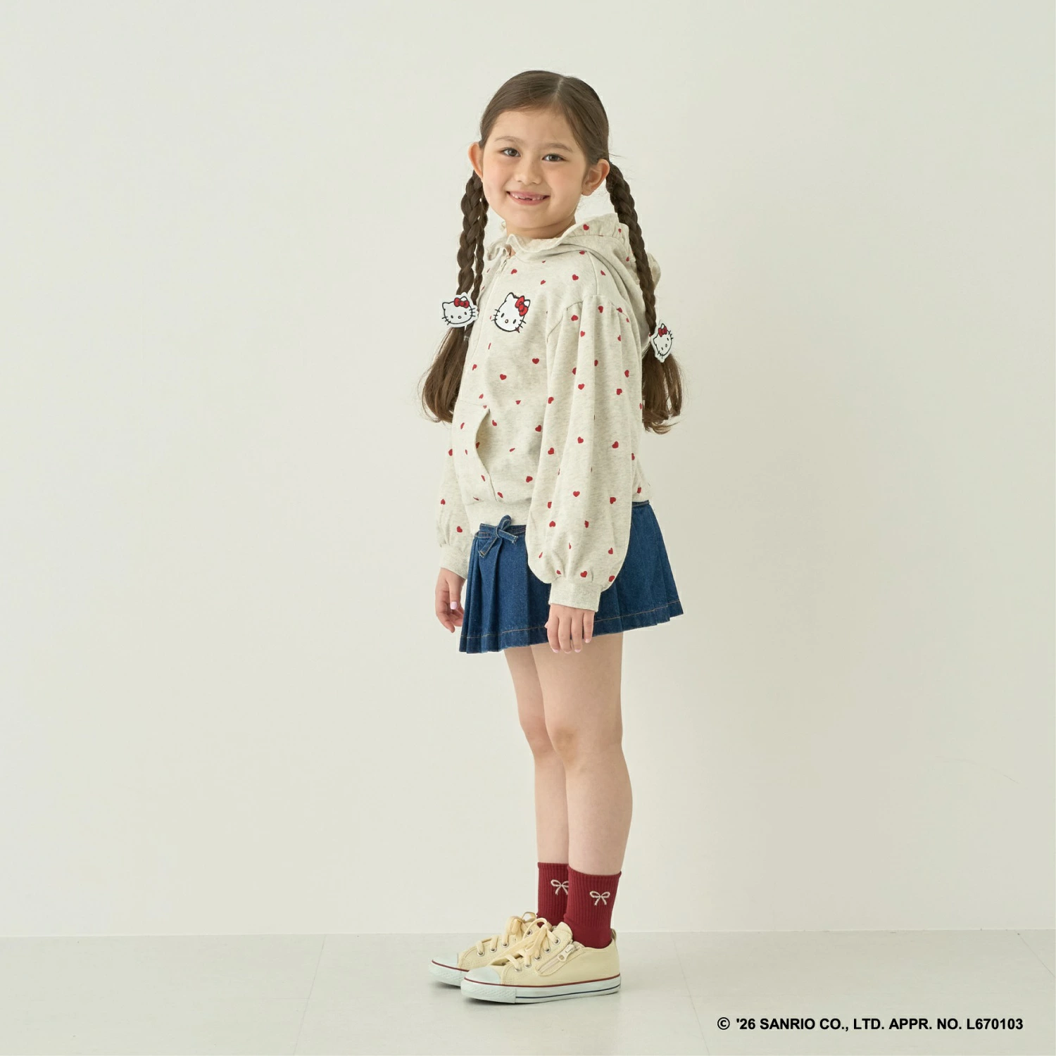 🆕【⭐訂購⭐】🇯🇵日本直送 🌀#Sanrio 刺繡 荷葉邊 連帽外套［3款選］🌀 [ELIA-0020][261005]