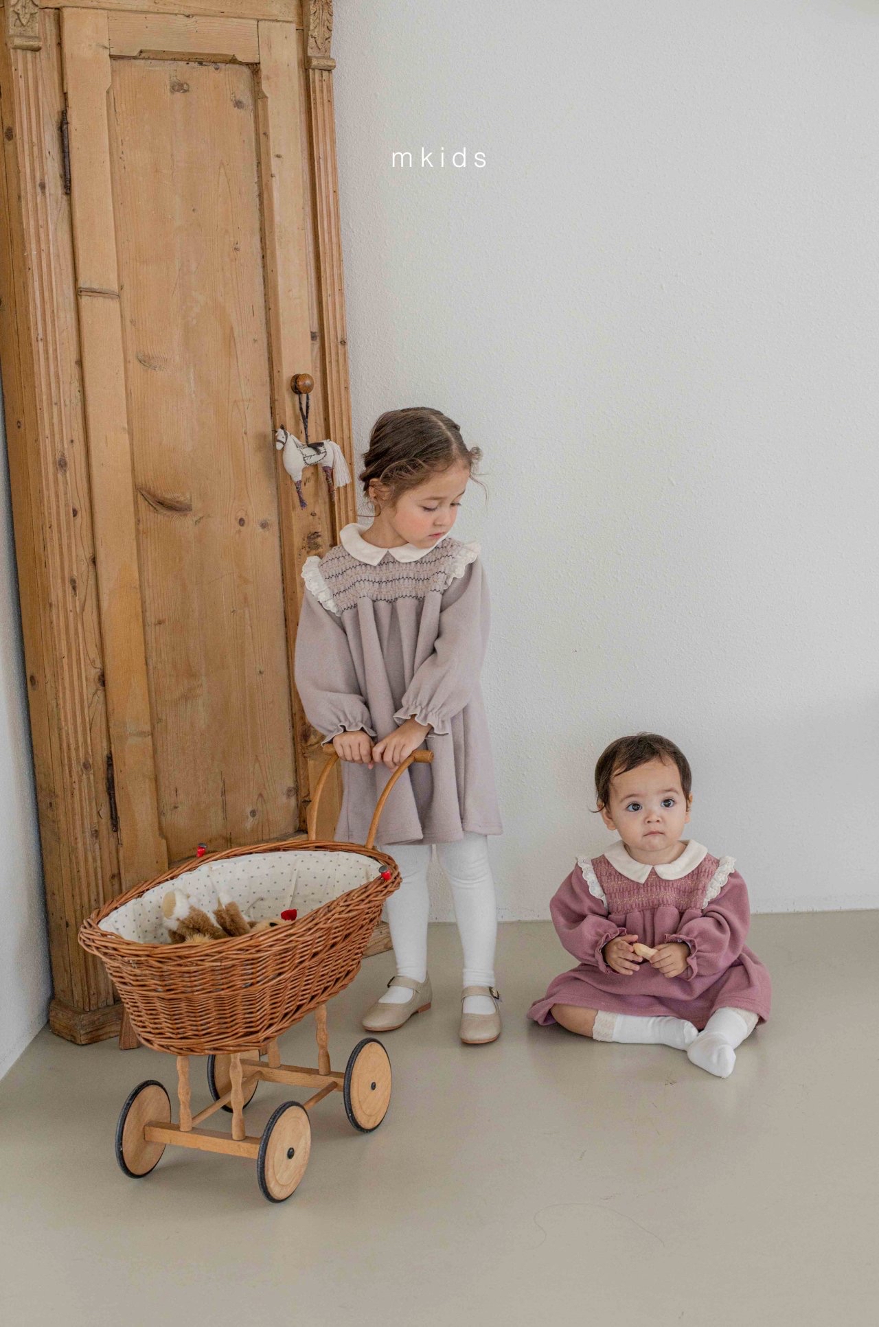 [現貨] 韓國M KIDS OPS 淺啡_L 3-4y