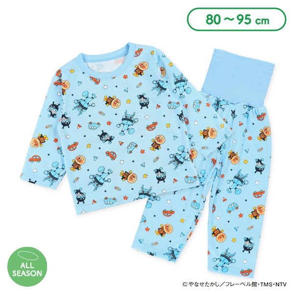 🇯🇵預訂 日本直送🇯🇵 麵包超人人物滿印包腹長袖家居服上下套裝（四季款）