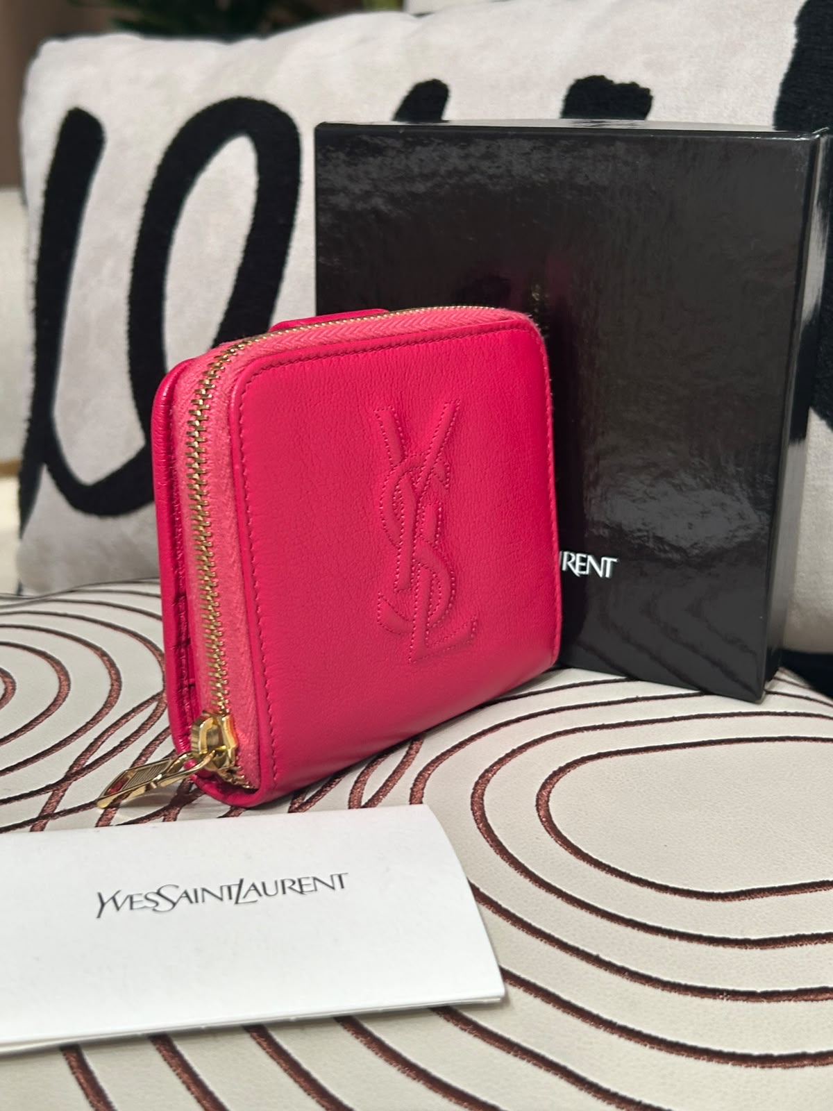 Saint laurent WALLET ✅BOX ✅BOOKLET 100%Authentic,95%new 