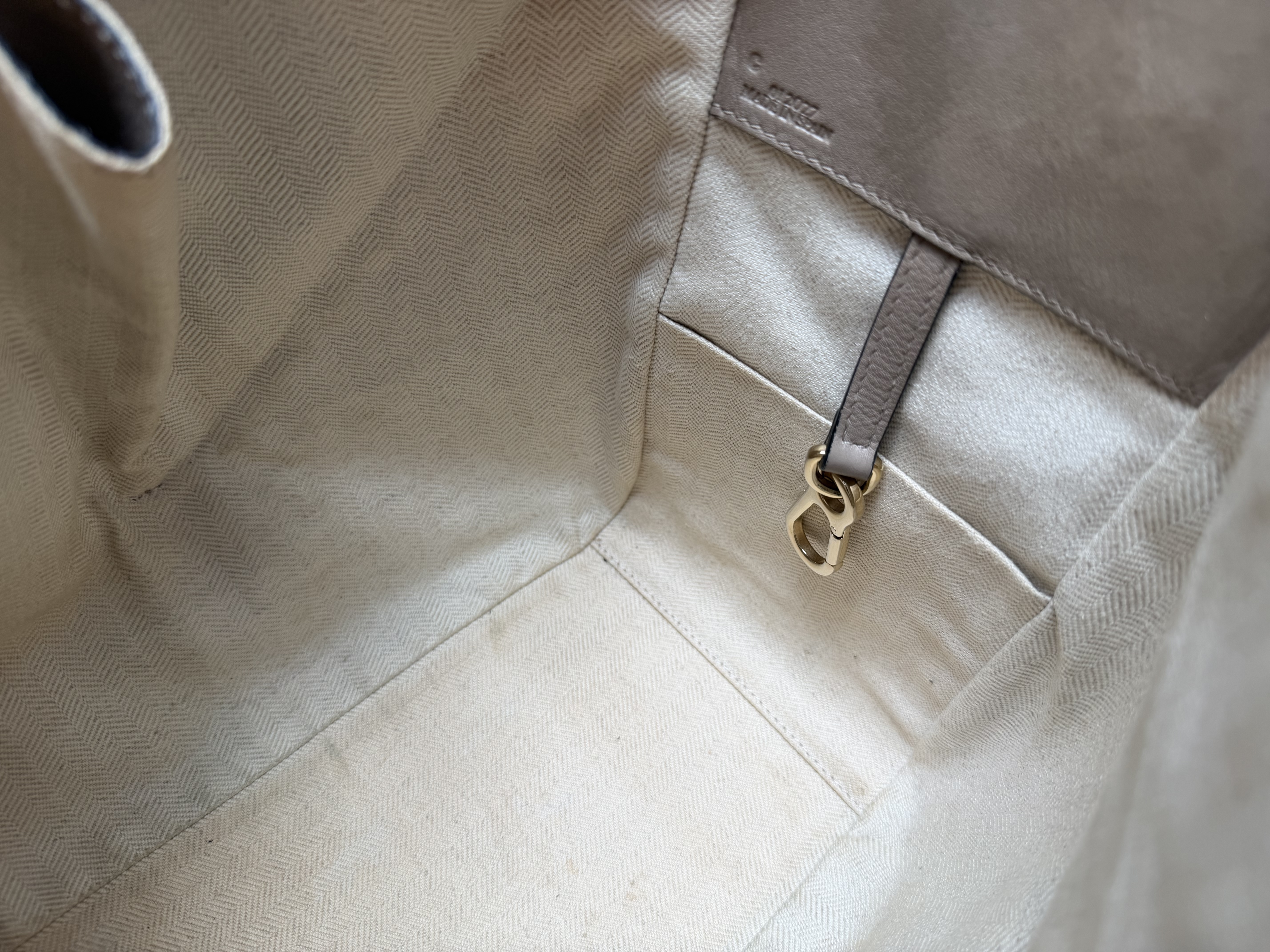 Loewe Hammock grey leather bag / shoulder bag handbag crossbody bag