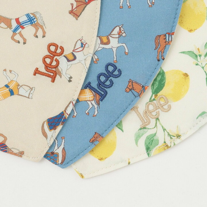 🇯🇵預訂 日本直送🇯🇵Petit Main x Lee三色標誌貼花連圍兜短袖包屁衣套裝