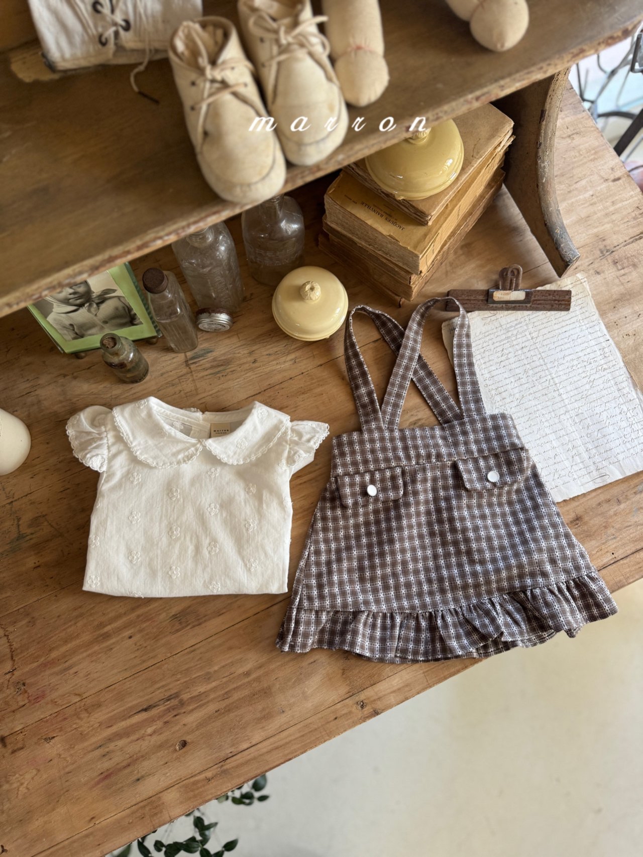 🇰🇷Marron blouse