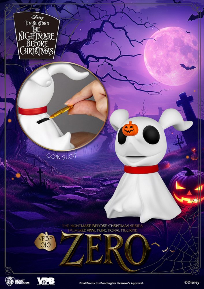 📦訂購 台灣代購 Disney 迪士尼 聖誕夜驚魂 零零 掌心存錢筒 錢罌 Coin Bank