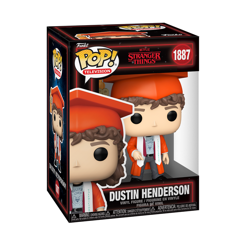 📦訂購 美國代購 Funko POP! STRANGER THINGS Dustin Henderson (Graduation) Figure 怪奇物語 模型