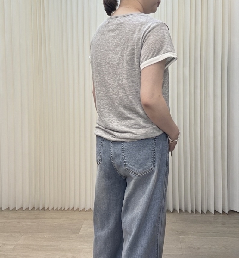 滑身棉麻假兩件Tee M635 417084239