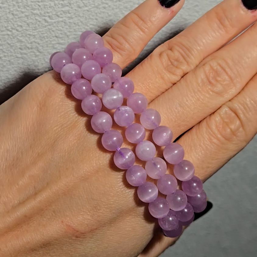 High-grade cat's eye kunzite bracelet - JW63