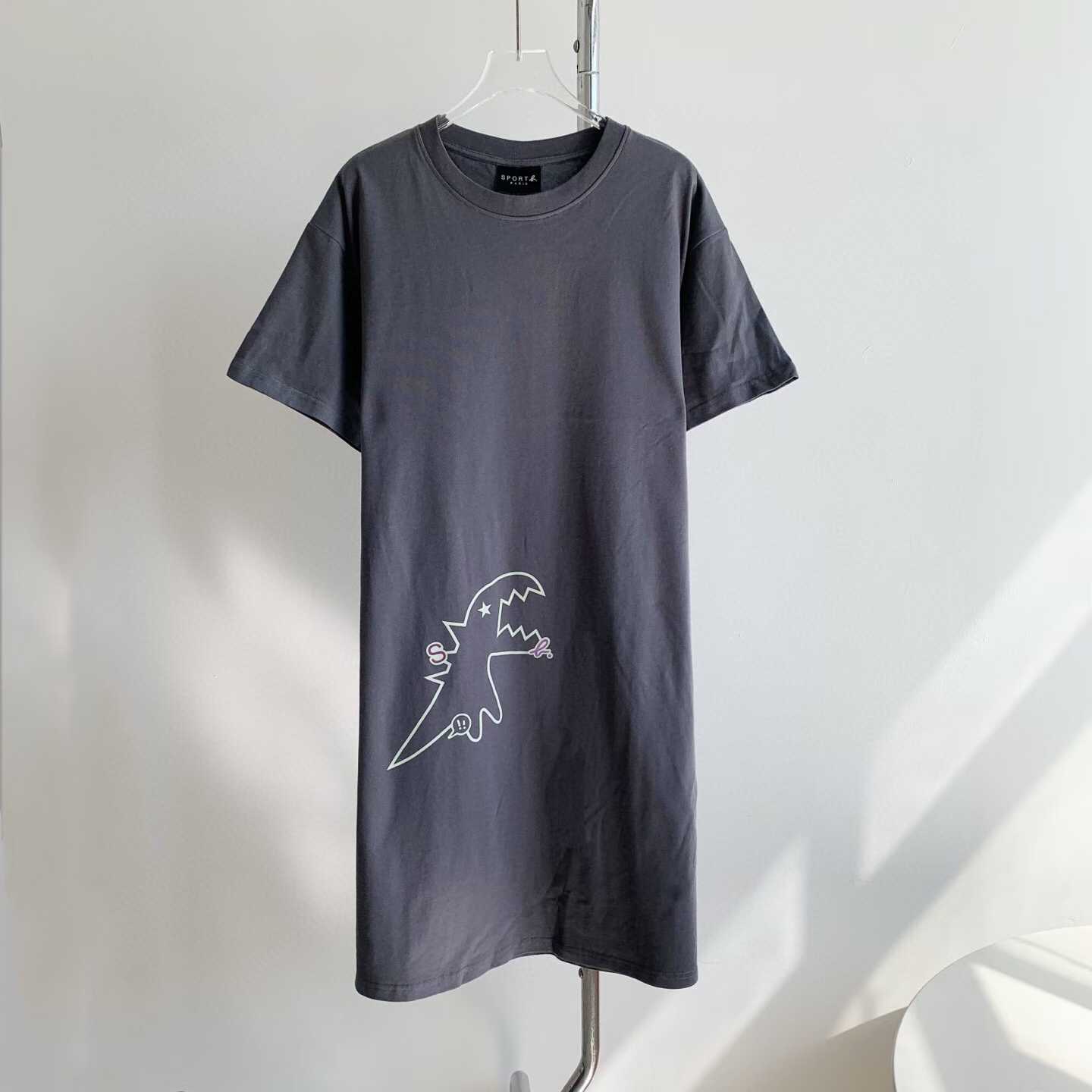 預訂 agnes b. sport b. 女裝Dino恐龍短袖連身裙 [貨號26A382]