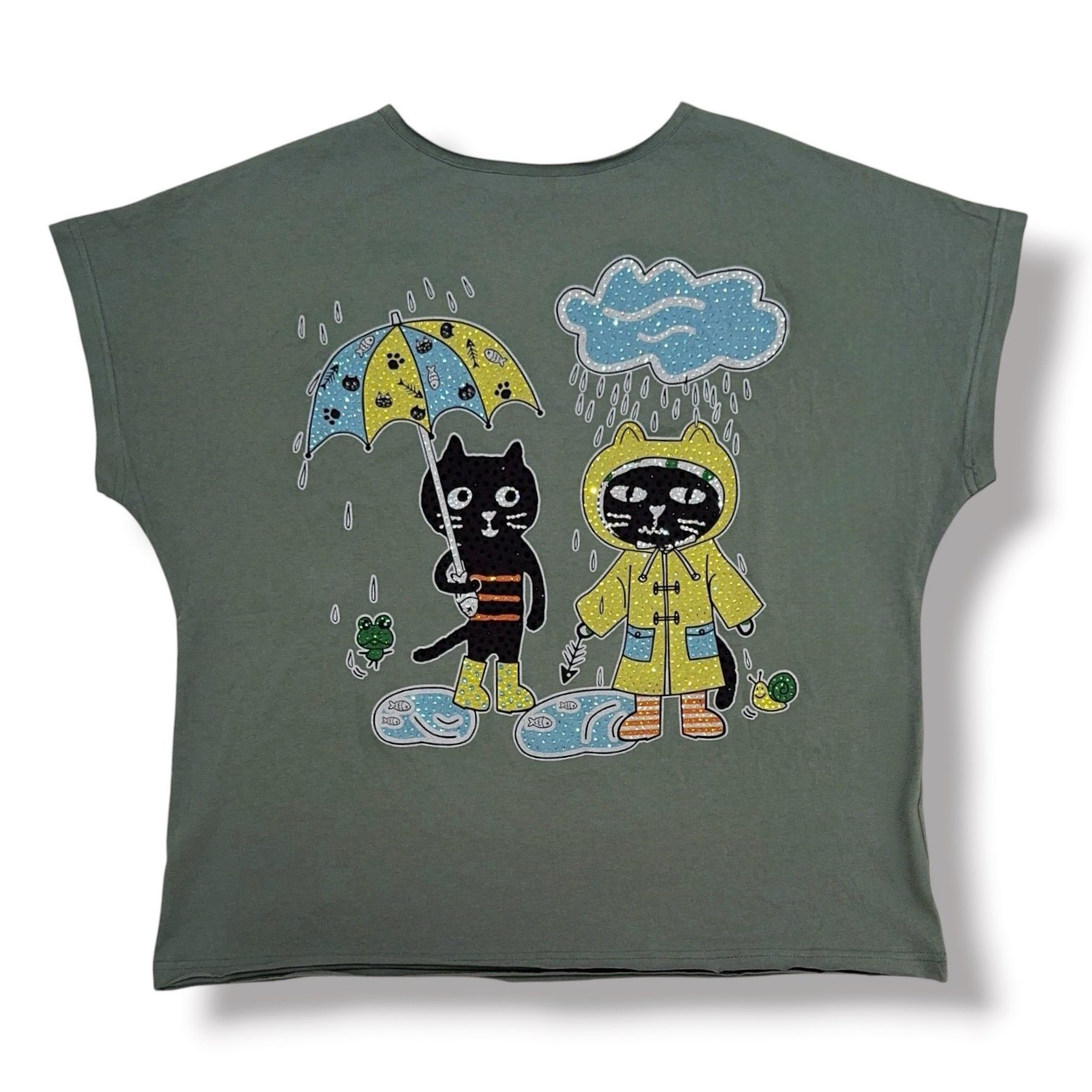 Me&Yo Rainy Cats Tee