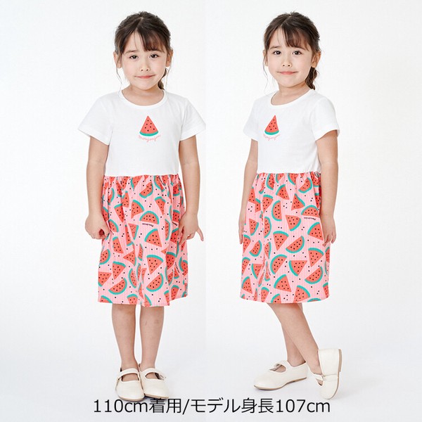 🆕【⭐訂購⭐】  日本直送🌀西瓜🍉 / 奇異果🥝泡泡紗夏日連身裙🌀[ELDA-0014][260502]