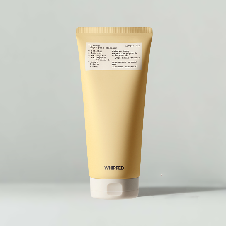 WHIPPED Yujamong Vegan Pack Cleanser柚子純素面膜潔面乳130g
