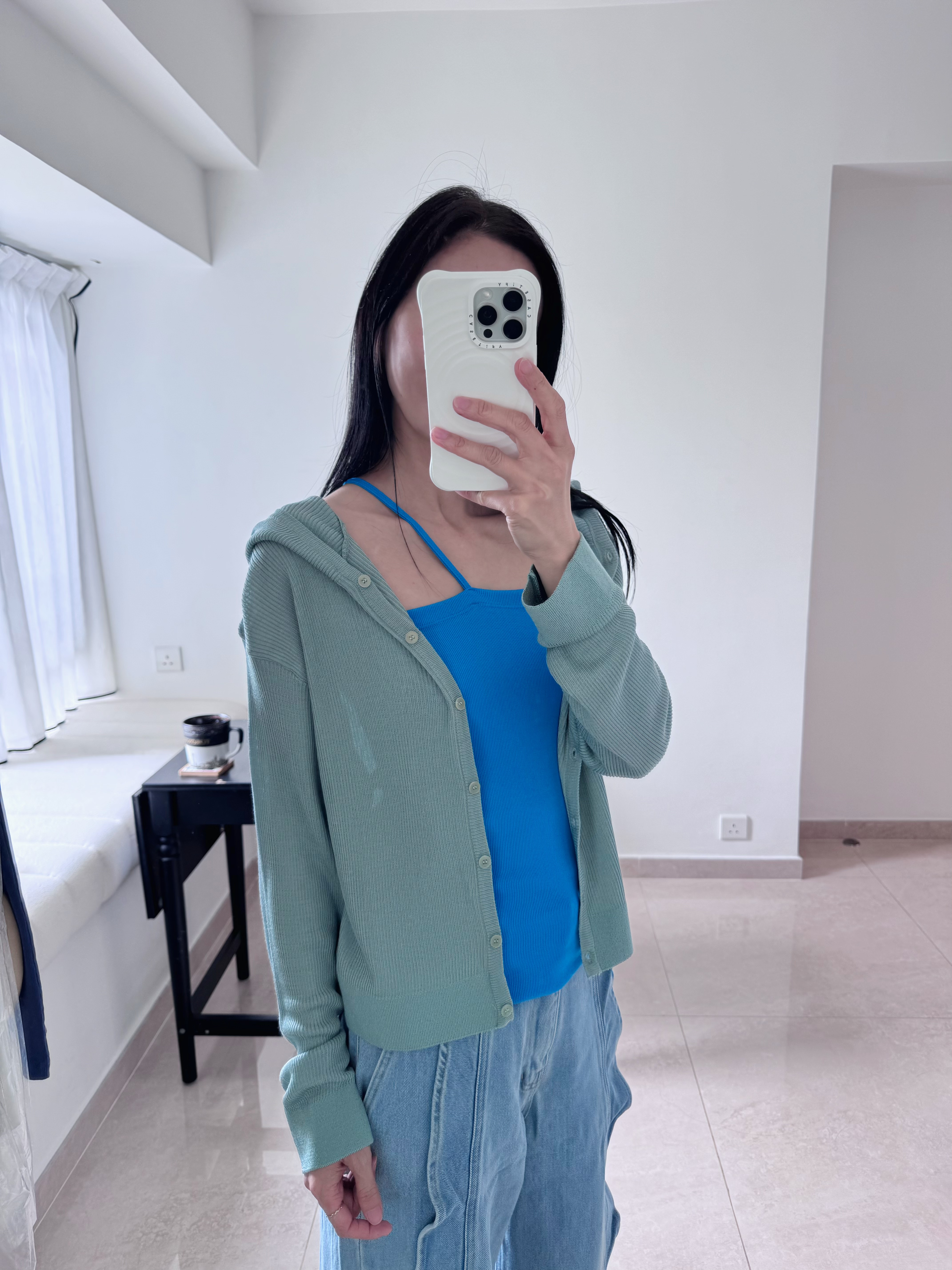 SET vacay cami top + hooded cardi 