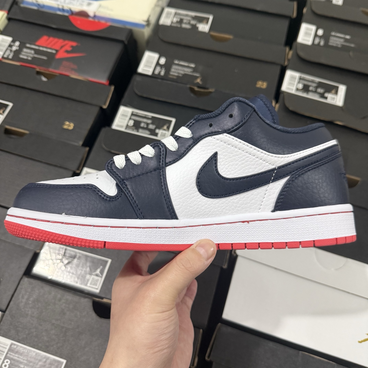 Nike Air Jordan 1 Low "Obsidian Ember Glow" 553558-481