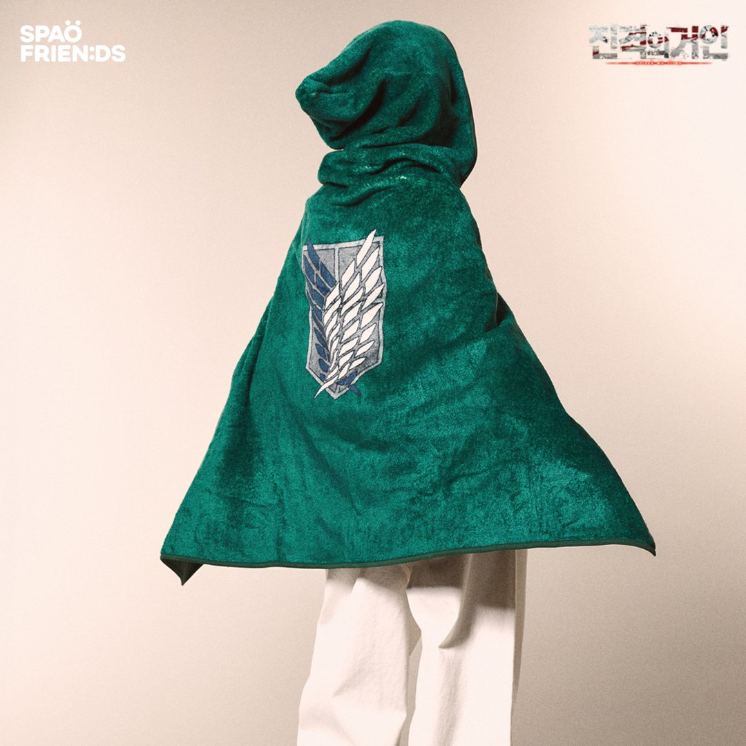 [進擊的巨人 x SPAO] HOODED BLANKET