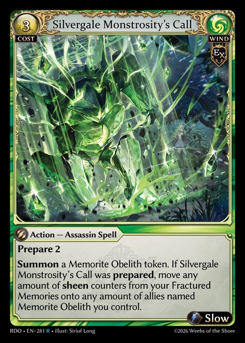 Silvergale Monstrosity’s Call / RDO-281 (R)