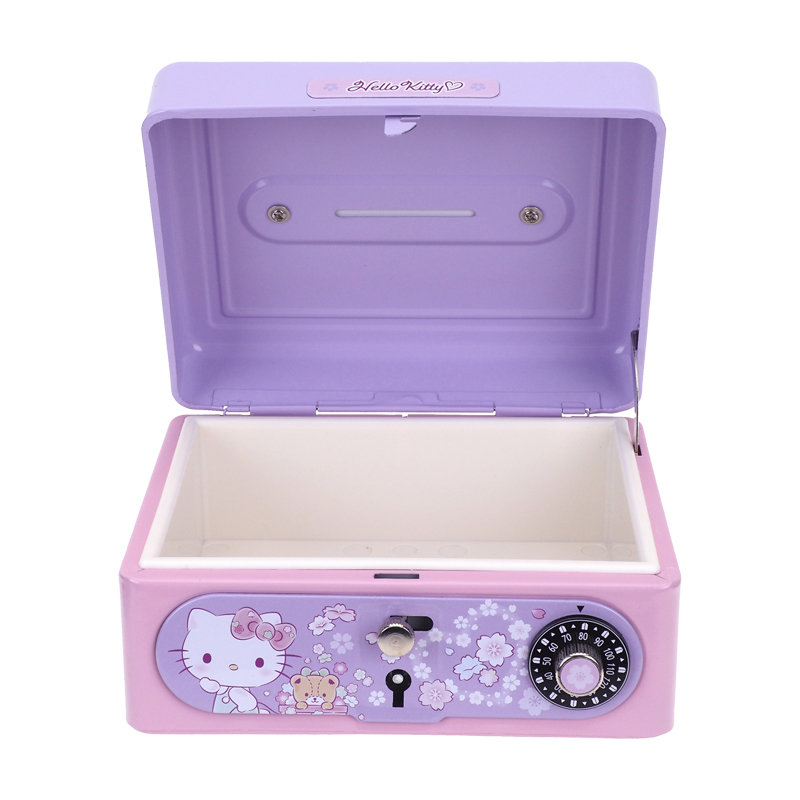 Hello Kitty Metal Cash Box with Dial Lock & Key (S) 夾萬連密碼鎖及鎖匙 (細)
