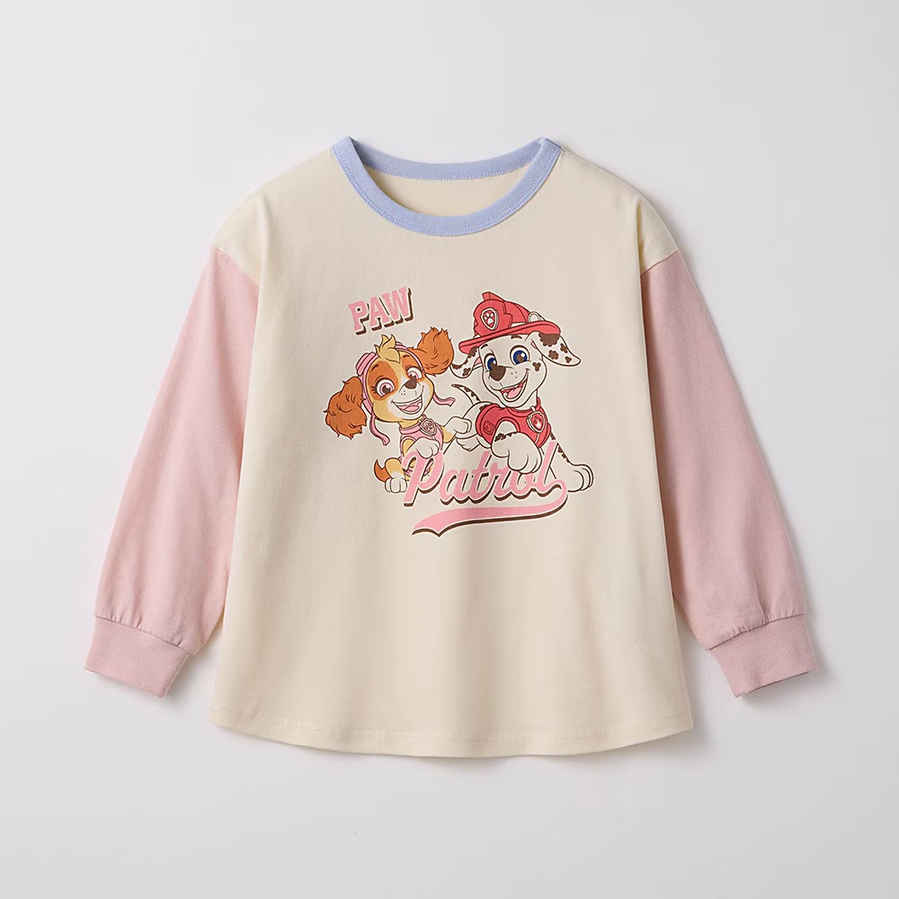 【⭐訂購⭐】  🇯🇵日本直送 🌀#PawPatrol 拼色袖長袖 tee［4款選］🌀 [PLHA-0053] [260913]
