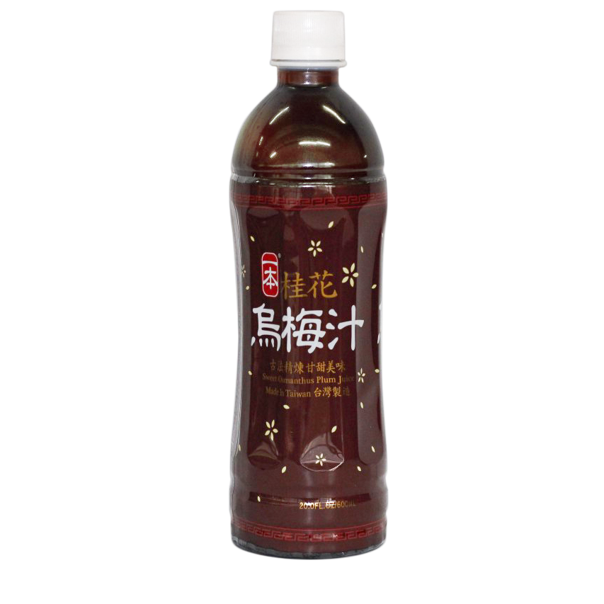 一本-桂花烏梅汁(純素) 600ml/ Sweet Osmanthus Plum Drink (Vegan) 600ml