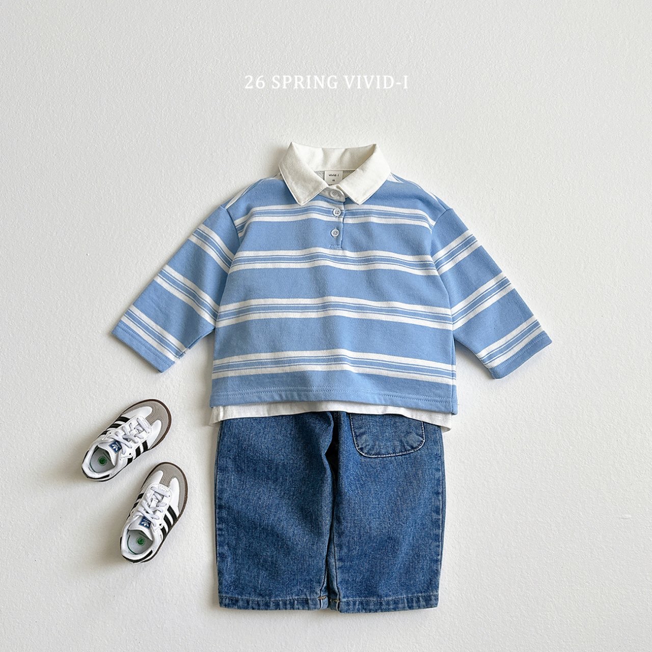 🌸預訂 韓國直送🌸🇰🇷VIVIDI兩色口袋寬鬆闊腳牛仔褲