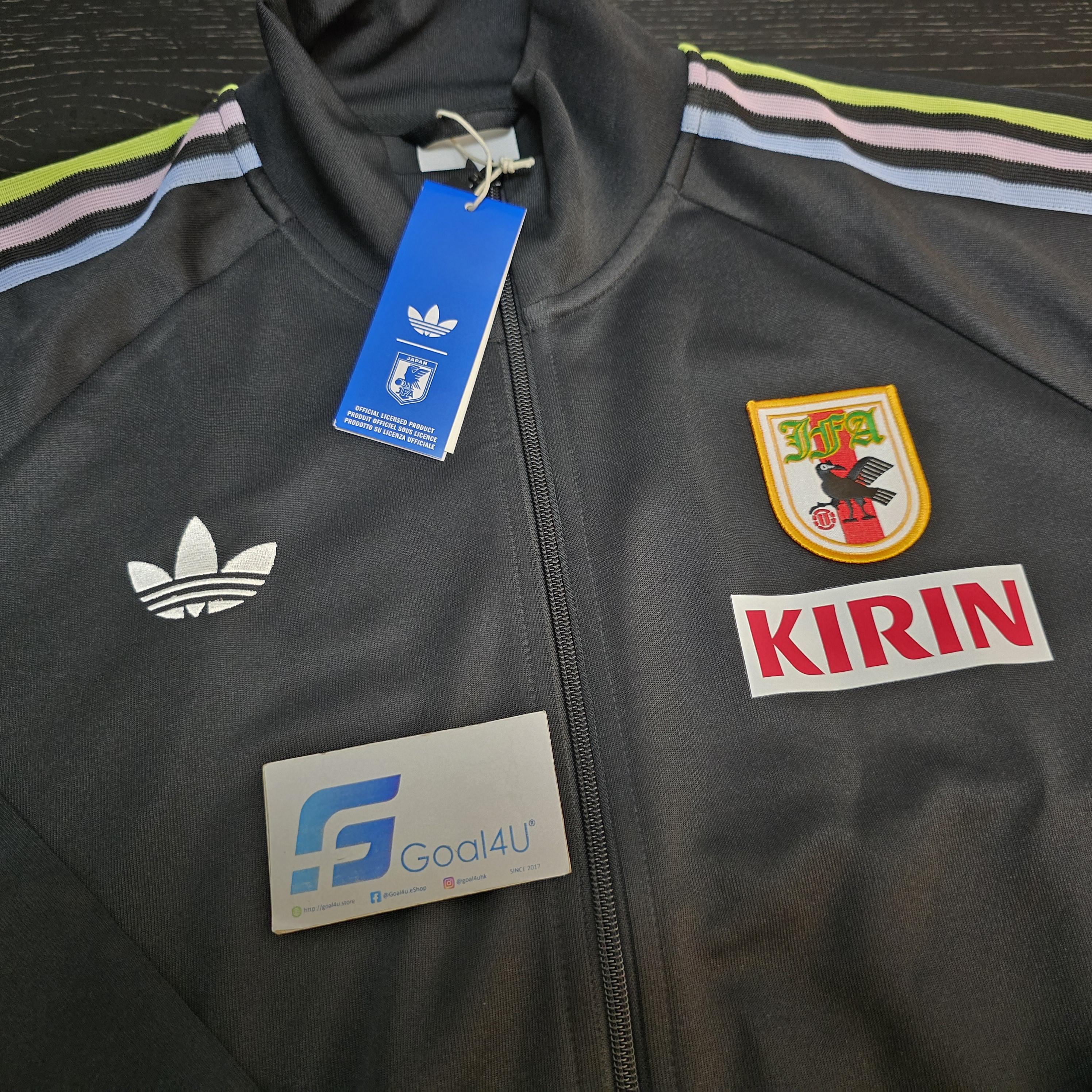 Adidas Japan 日本黑色 Originals 運動外套 (可加印球員版贊助) KA1519