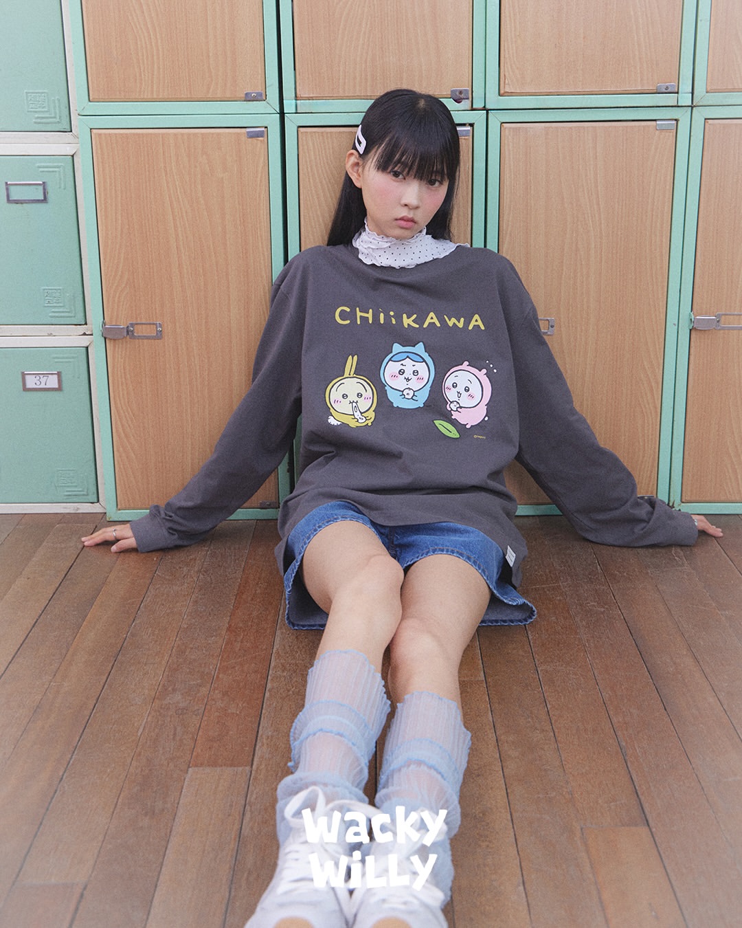 《Pre-Order》Color Graphic Sweatshirt｜Chiikawa 吉伊卡哇 X wacky willy (26CKW39-P)