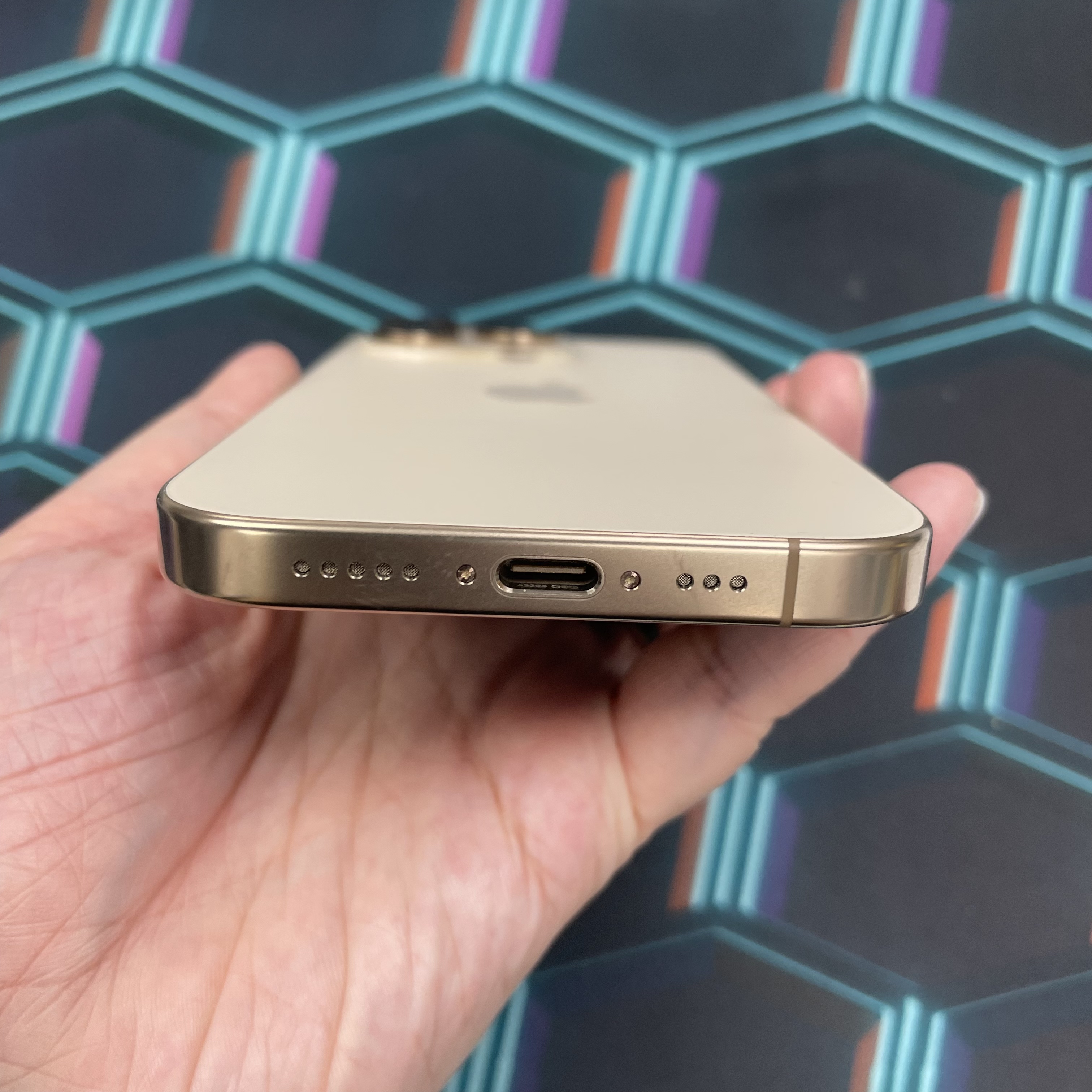 *6463 16 pro 完美機 128GB 電100 沙色 gold