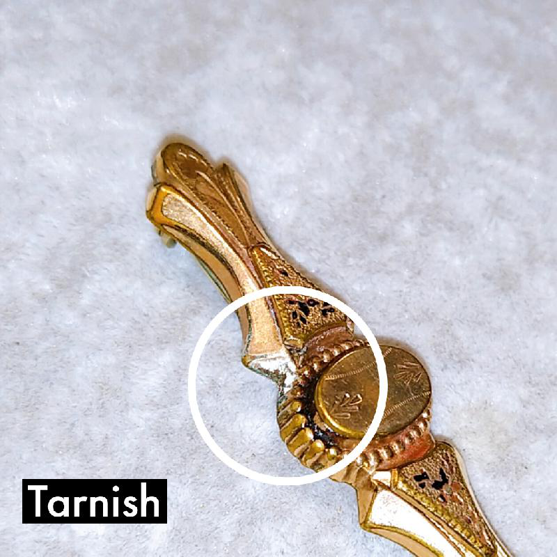 Antique Late Victorian Rolled Rose Gold Engraved Bar Brooch/Lace Pin (EA1727)