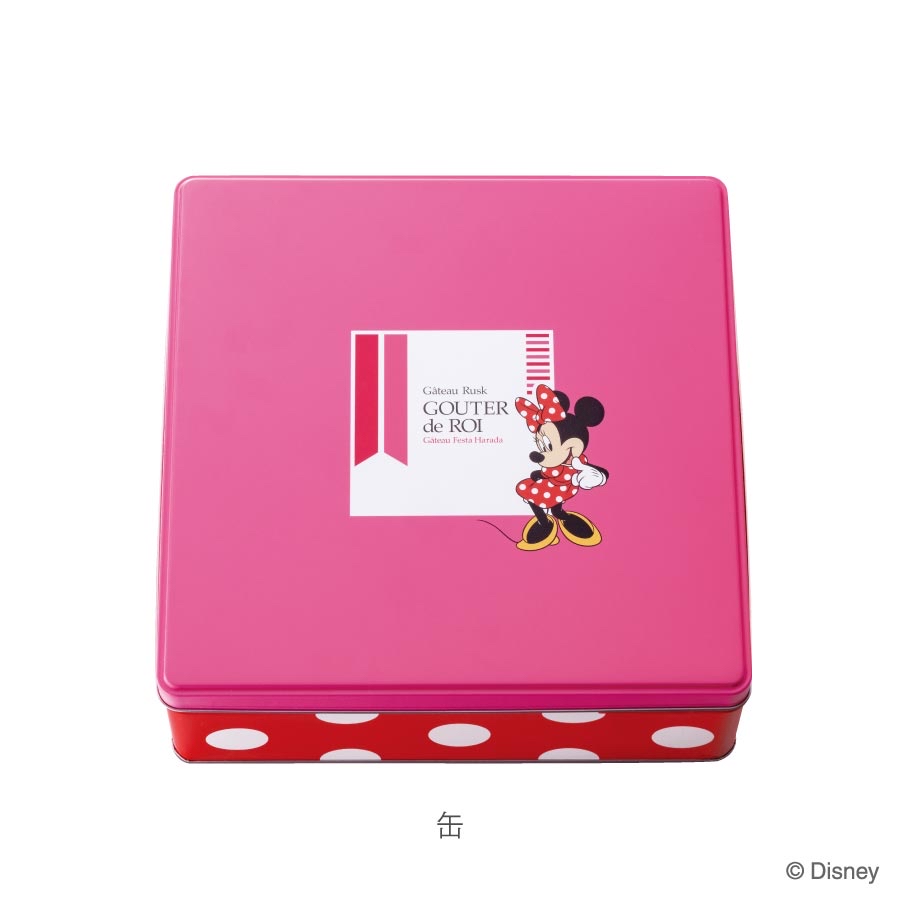 🎀【預訂】Disney x Gouter de Roi 鐵盒脆多士 - Minnie 36枚