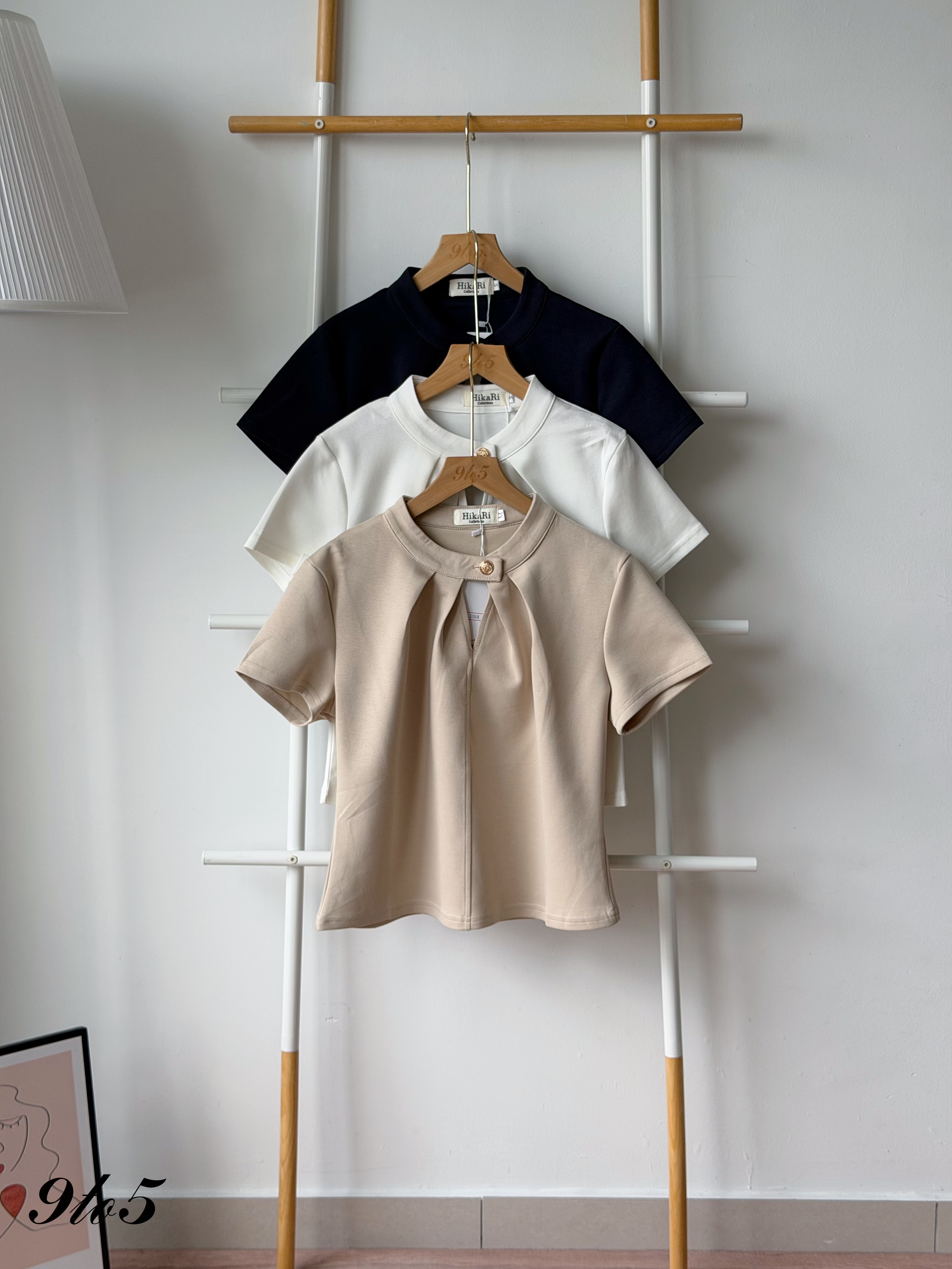 T4550 Mock Neck Ruched Top - 3 Colors 