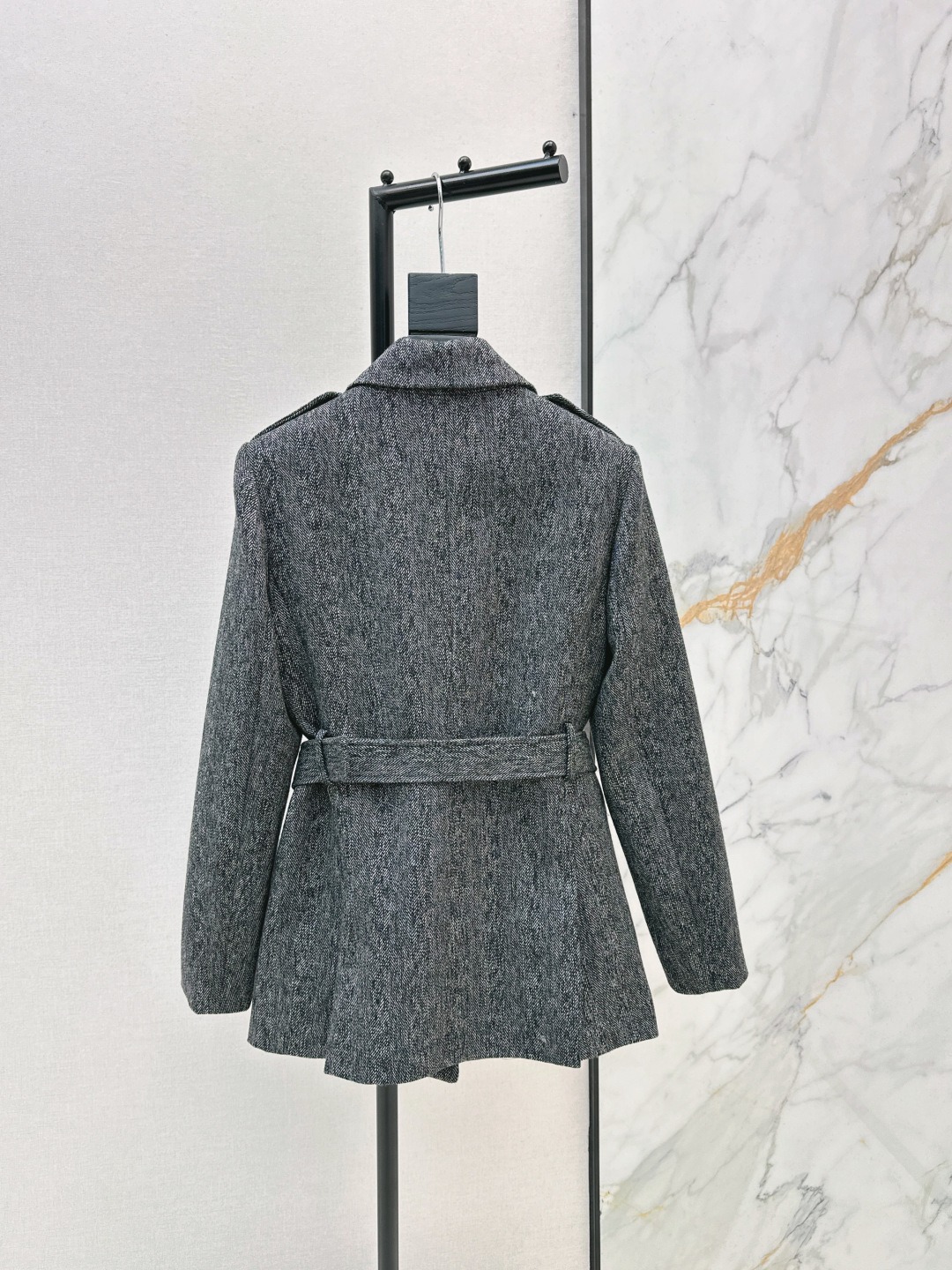 【頂級原單】Chloé Utilitarian Jacket In Chevron Wool 羊毛外套