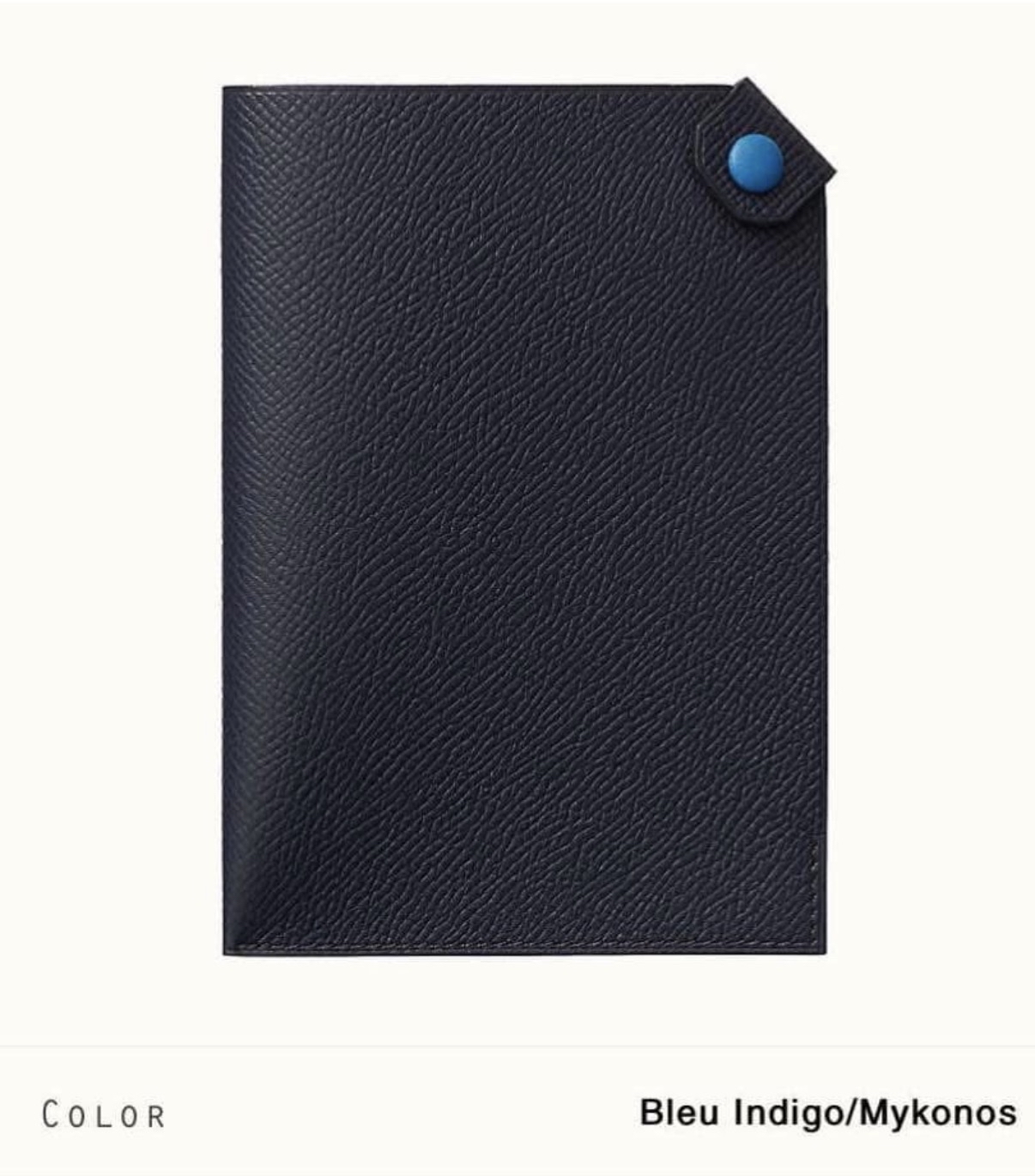 Hermes Passport holder 深深深藍色