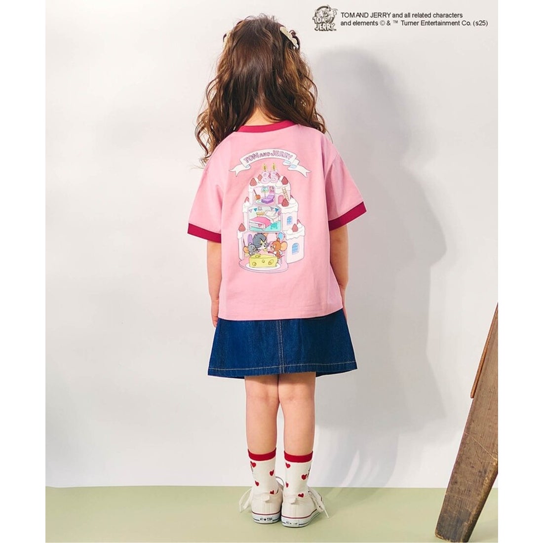 A0099 Tom & Jerry 粉色短袖上衣