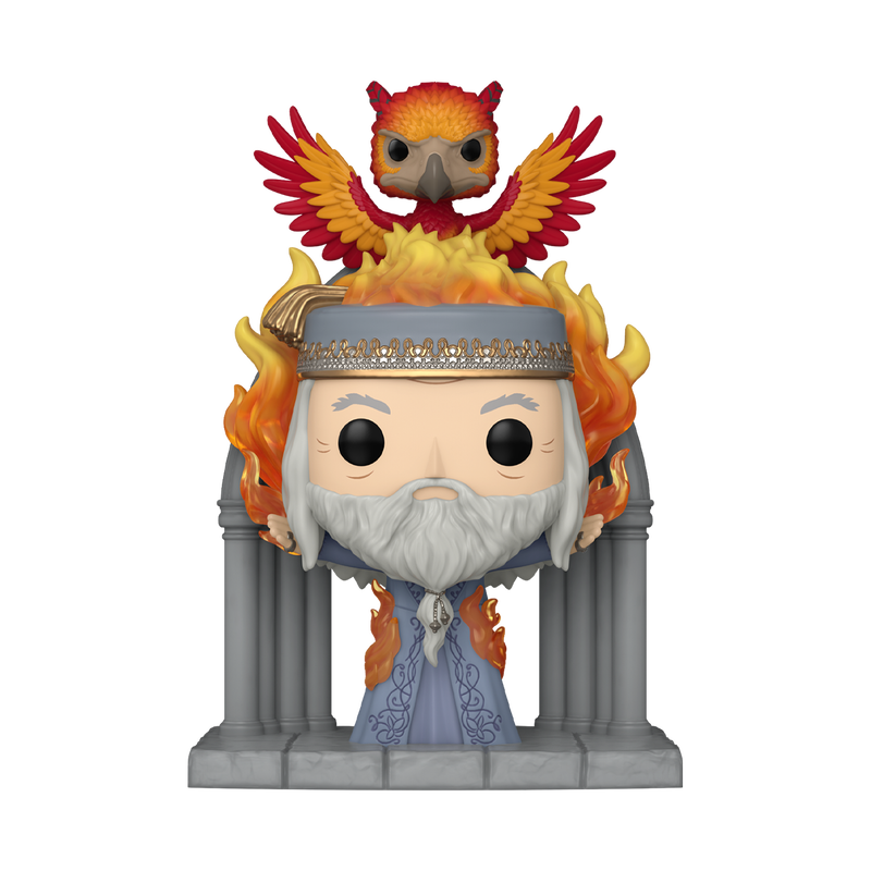 📦訂購 美國代購 Funko POP! Harry Potter Deluxe Albus Dumbledore with Fawkes Figure 哈利波特 模型