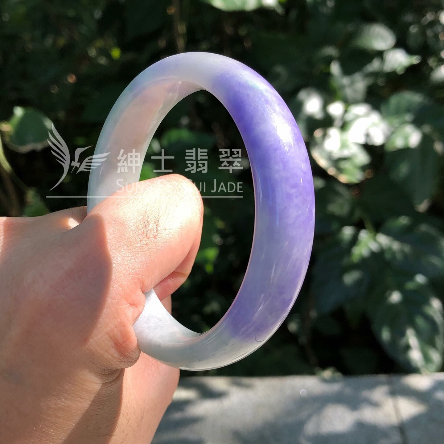 濃色藍紫福鐲57.6mm