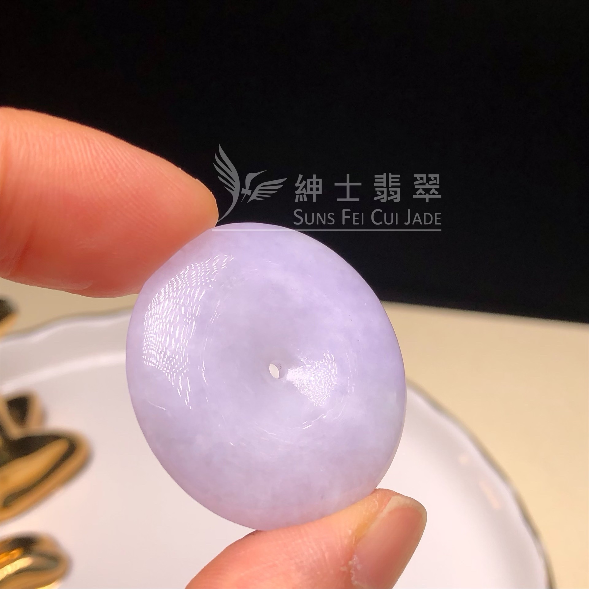 紫羅蘭平安扣 B07180