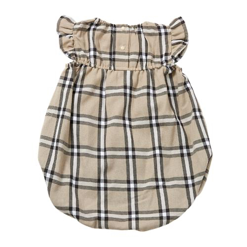 🇯🇵預訂 日本直送🇯🇵Polo Baby刺繡格紋荷葉邊無袖包屁衣